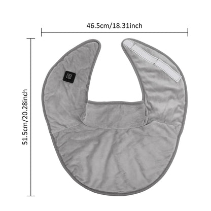 Electric Heating Shoulder Neck Pad USB Heated Back Wrap 3 Heat Level Soft Hot Compress Back Shawl Neck Shoulder Fast Heated Pad