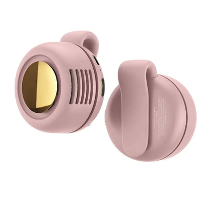 Portable Mini Neck Fan 360° Adjustable USB Rechargeable Personal Cooling Fan Wearable Clip-on Fan for Outdoor/Travel/Summer Gift