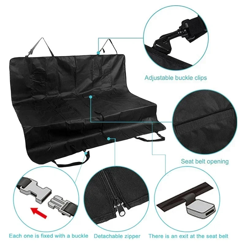 Waterproof Pet Dog Car Seat Cover Protector Foldable Heavy Duty Pet Dog Hammock Car Seat Cover Waterproof Scratchproof Nonslip