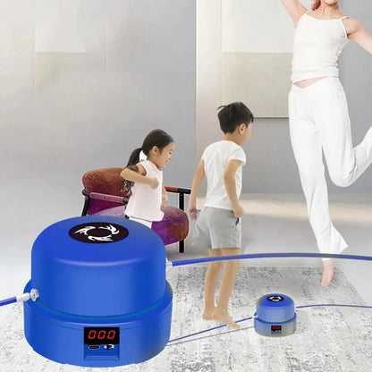 Digital Counter Electric Rope Skipping Machine Training Adjustable Speed Automatic Jump Rope USB Charging Remote Control