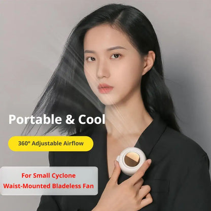 Portable Mini Neck Fan 360° Adjustable USB Rechargeable Personal Cooling Fan Wearable Clip-on Fan for Outdoor/Travel/Summer Gift