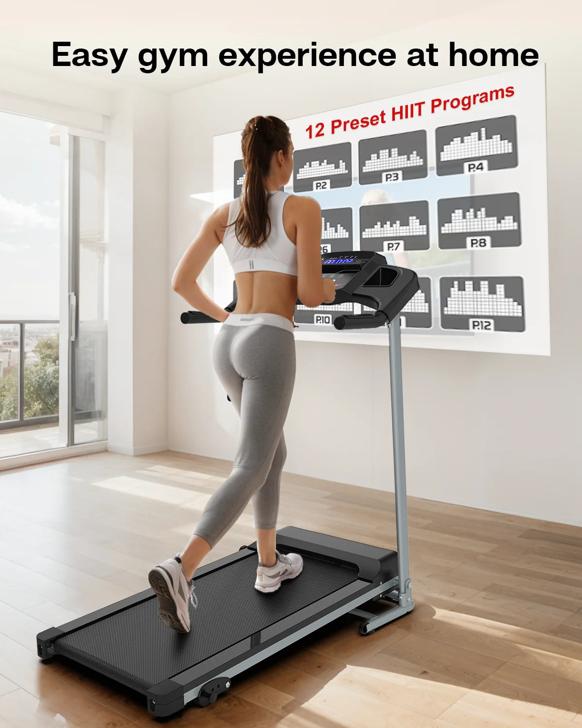 3 Level Incline Ready To Ship Running Machine USA Folding Treadmill Under Desk Walking Pad Foldable Mini Treadmill