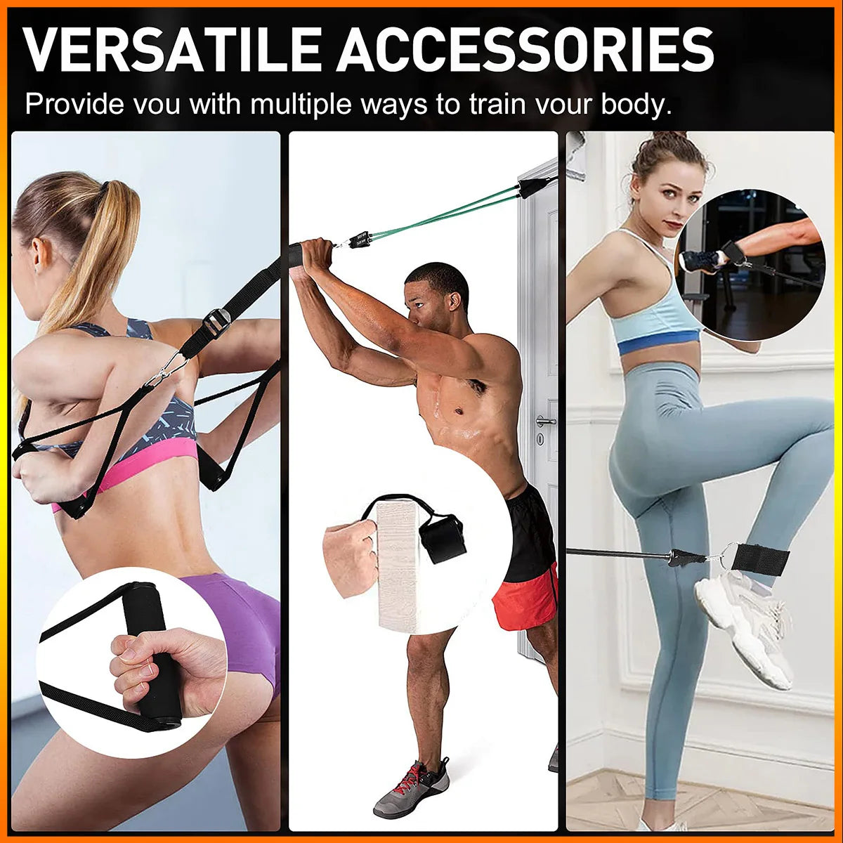 FANDAO Automatic Count Push Up Board 20 in 1 Home Workout Set with Pull rope Handle Door buckle Storage bag kids push up board
