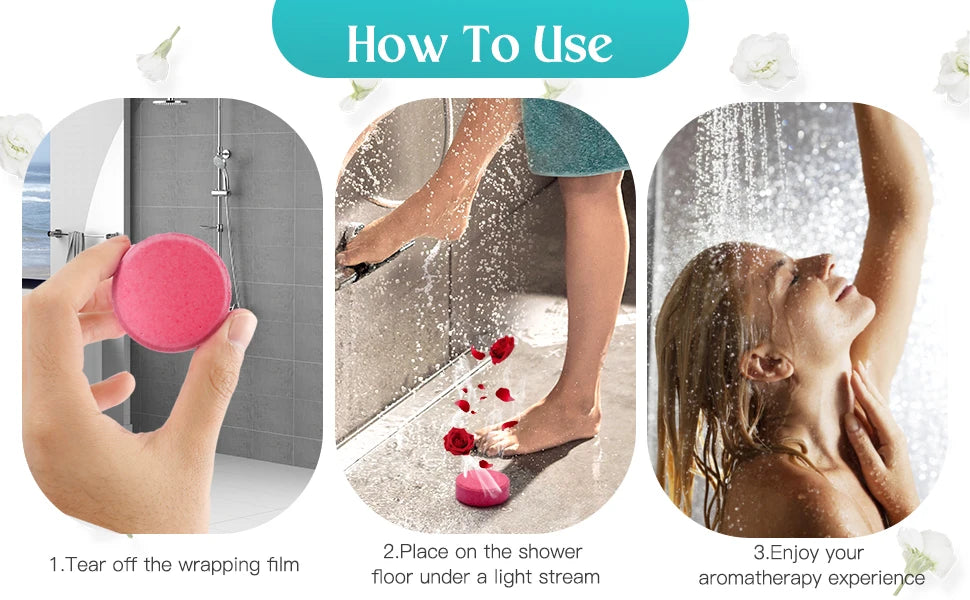 Shower Steamers Aromatherapy - 12 Pack Shower Bombs with Essential Oils Mint Eucalyptus Scent for Shower,