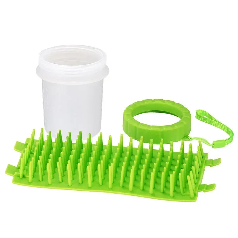 Dog Paw Cleaner Cat Puppy Foot Wash Cup Pet Paw Washer No Rub Automatic Foot Cleaner Portable Effective Pet Foot Washing Cup
