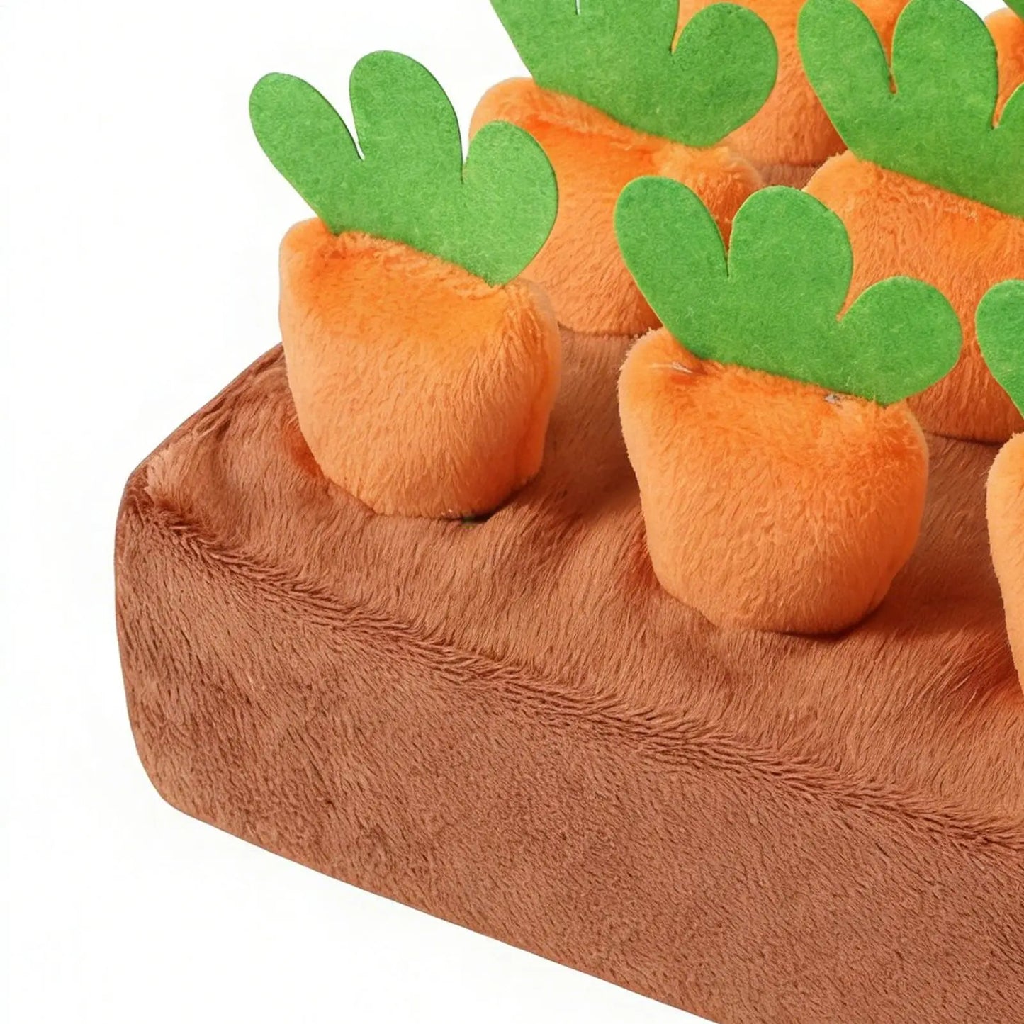 Snuffle Mat for Dogs Interactive Toy with 9 Carrots Foraging Mat for Mental Exercise Boredom Reduction Crate Training Alone Time
