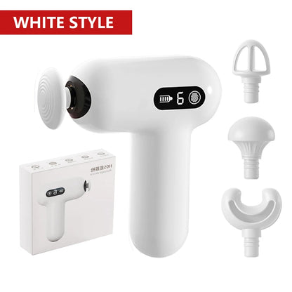Mini Electric Massage Gun Portable Muscle Relaxation Slimming Fitness Enhancement Shaping Impact Massager for Relaxation