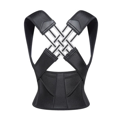 Posture Back Brace Adjustable Back Support Strap to Prevent Spinal Distortion and Hunchback Suitable for Men and Women