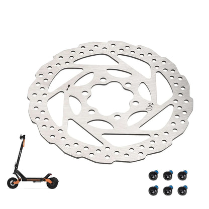Brake Disc For KuKirin G2 Master G3 G4 Electric Scooter Disc Brake Rotor Stainless Steel 140mm With 6 Screws Accessories