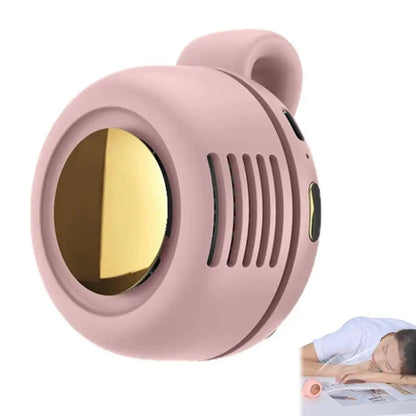 Portable Mini Neck Fan 360° Adjustable USB Rechargeable Personal Cooling Fan Wearable Clip-on Fan for Outdoor/Travel/Summer Gift