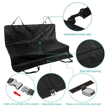 Waterproof Pet Dog Car Seat Cover Protector Foldable Heavy Duty Pet Dog Hammock Car Seat Cover Waterproof Scratchproof Nonslip