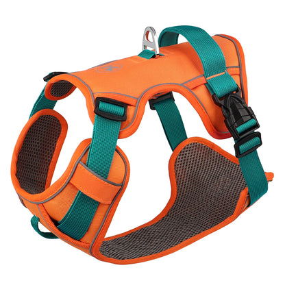 No Pull Dog Harness Nylon Reflective Dog Harnesses Vest Easy Control Handle for Small Medium Large Dogs Labrador Training