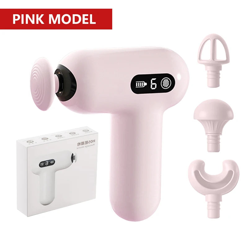 Mini Electric Massage Gun Portable Muscle Relaxation Slimming Fitness Enhancement Shaping Impact Massager for Relaxation