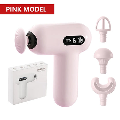 Mini Electric Massage Gun Portable Muscle Relaxation Slimming Fitness Enhancement Shaping Impact Massager for Relaxation