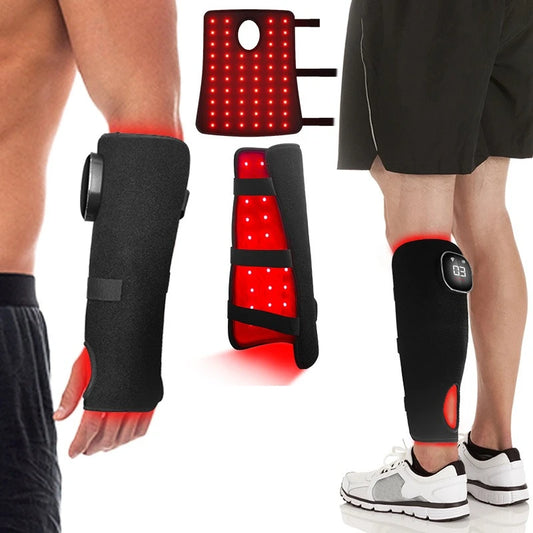 Red&Infrared Light Therapy Arm Leg Belt for 660 &850 nm Red Light Wrap for Arm Calf Pain Relief & Muscle Recovery Therapy Device
