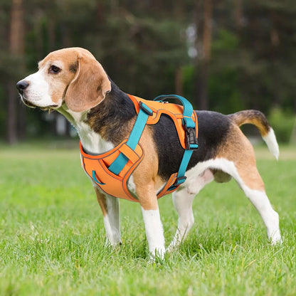 No Pull Dog Harness Nylon Reflective Dog Harnesses Vest Easy Control Handle for Small Medium Large Dogs Labrador Training