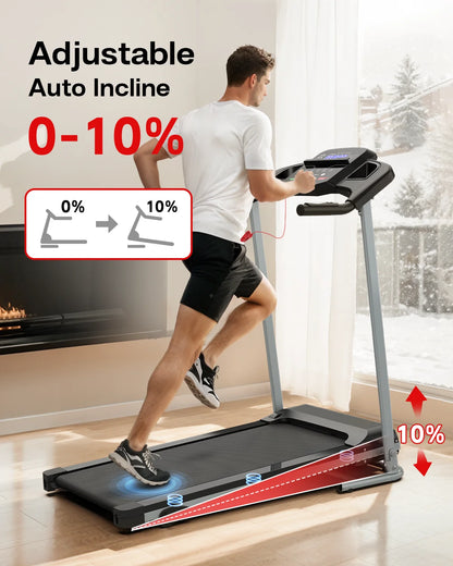 3 Level Incline Ready To Ship Running Machine USA Folding Treadmill Under Desk Walking Pad Foldable Mini Treadmill