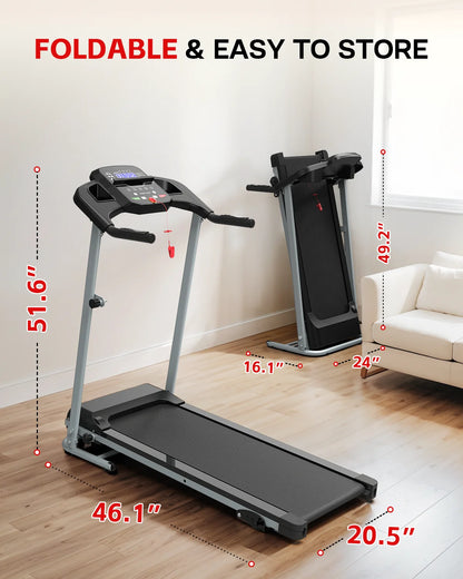 3 Level Incline Ready To Ship Running Machine USA Folding Treadmill Under Desk Walking Pad Foldable Mini Treadmill