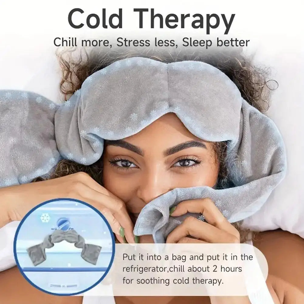 Weighted Sleeping Gravity Eye Mask Relaxation Pressure Sleep Eye Mask Gentle For Travel Light Blocking Eye Blindfold Sleep mask