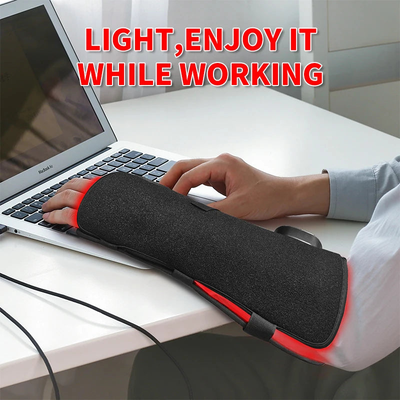 Red&Infrared Light Therapy Arm Leg Belt for 660 &850 nm Red Light Wrap for Arm Calf Pain Relief & Muscle Recovery Therapy Device