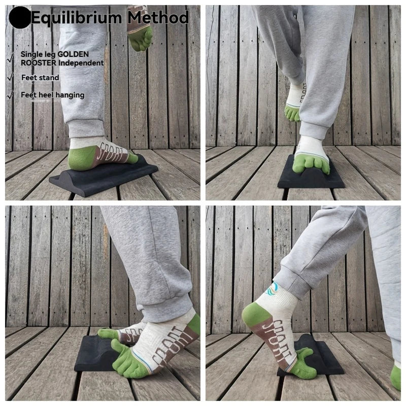 Ankle Strength Trainer Foot Arch Stretcher Adjustable Portable Toe Exercise Device for Athletes Gym Workouts EVA Training Board