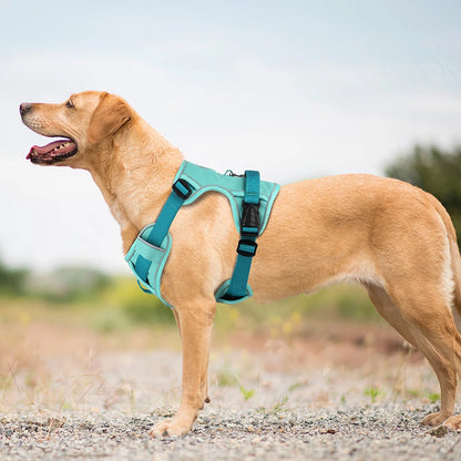No Pull Dog Harness Nylon Reflective Dog Harnesses Vest Easy Control Handle for Small Medium Large Dogs Labrador Training