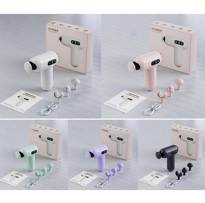 Mini Electric Massage Gun Portable Muscle Relaxation Slimming Fitness Enhancement Shaping Impact Massager for Relaxation