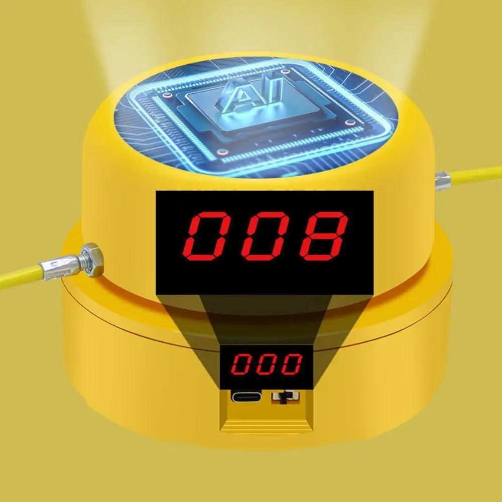 Digital Counter Electric Rope Skipping Machine Training Adjustable Speed Automatic Jump Rope USB Charging Remote Control