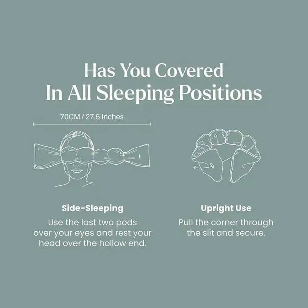 Weighted Sleeping Gravity Eye Mask Relaxation Pressure Sleep Eye Mask Gentle For Travel Light Blocking Eye Blindfold Sleep mask